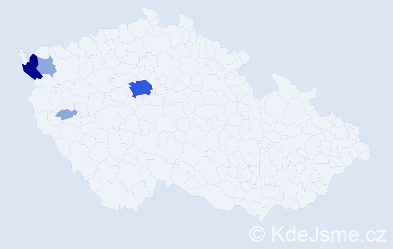 Příjmení: 'Strohmaierová', počet výskytů 10 v celé ČR