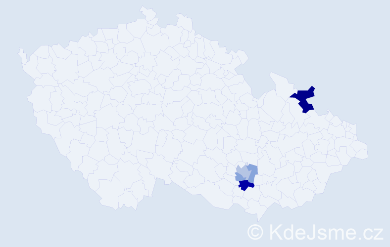 Příjmení: 'Busios', počet výskytů 8 v celé ČR