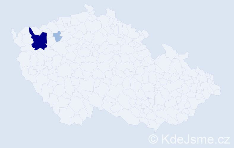 Příjmení: 'Szlauko', počet výskytů 5 v celé ČR