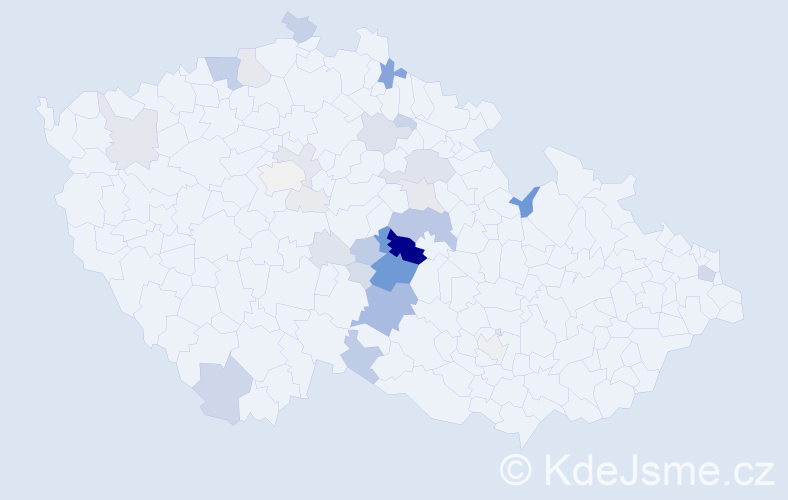 Příjmení: 'Škarydová', počet výskytů 113 v celé ČR