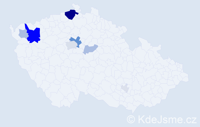 Příjmení: 'Leinová', počet výskytů 22 v celé ČR