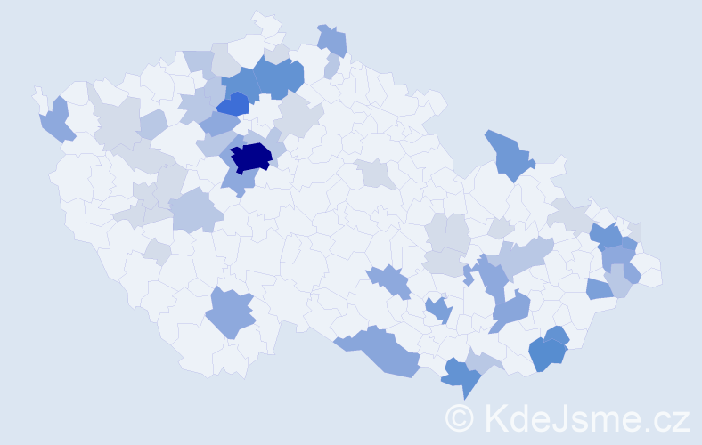 Příjmení: 'Turza', počet výskytů 163 v celé ČR