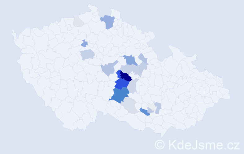 Příjmení: 'Culka', počet výskytů 79 v celé ČR