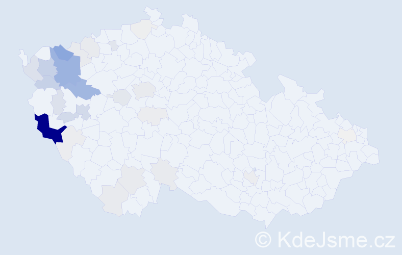 Příjmení: 'Märzová', počet výskytů 154 v celé ČR