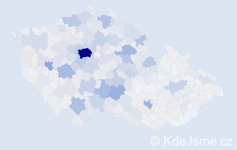 Příjmení: 'Vacek', počet výskytů 4775 v celé ČR