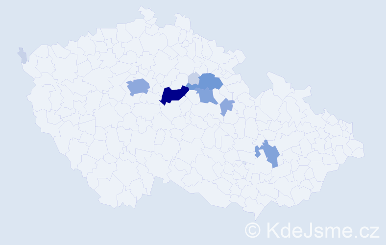 Příjmení: 'Louman', počet výskytů 28 v celé ČR