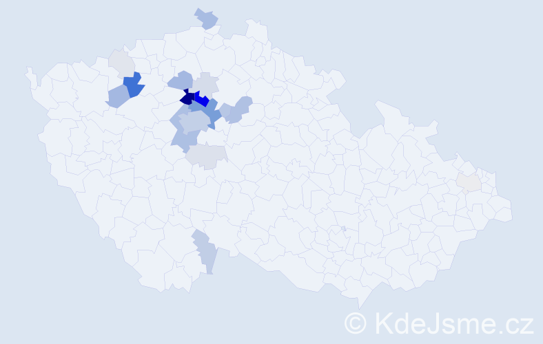Příjmení: 'Purnochová', počet výskytů 80 v celé ČR