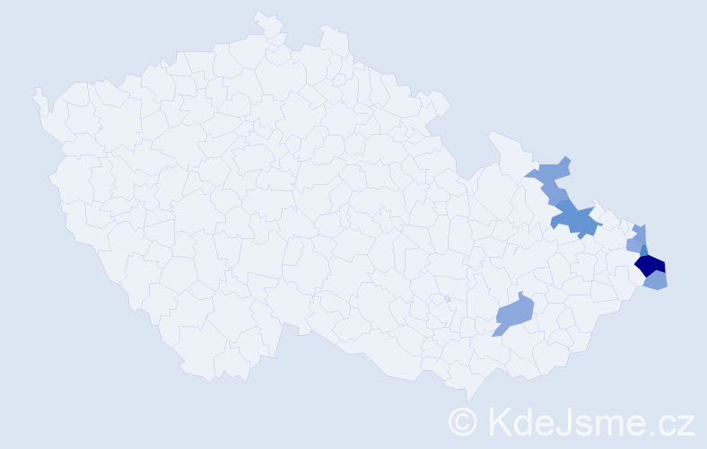 Příjmení: 'Theinertová', počet výskytů 23 v celé ČR