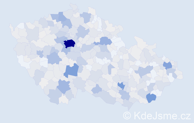Příjmení: 'Smetanová', počet výskytů 2671 v celé ČR