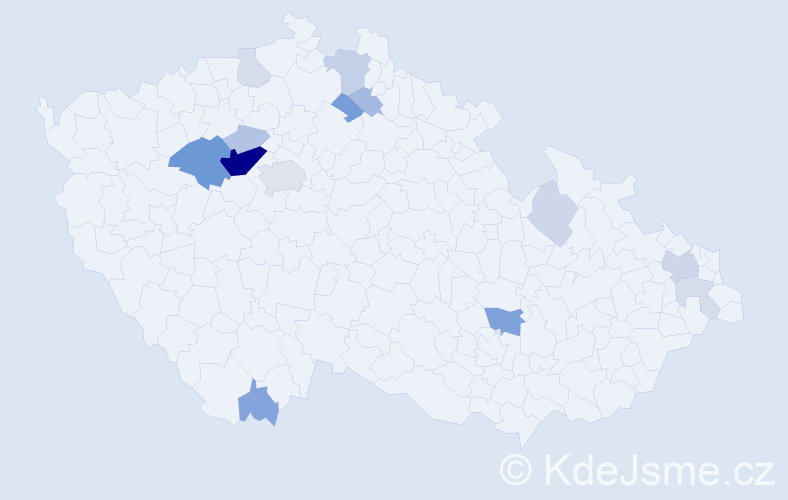 Příjmení: 'Neustupa', počet výskytů 43 v celé ČR