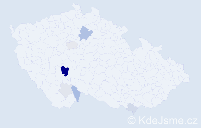 Příjmení: 'Kainrath', počet výskytů 15 v celé ČR
