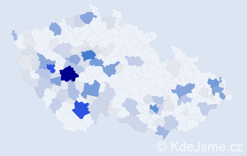 Příjmení: 'Flachsová', počet výskytů 410 v celé ČR