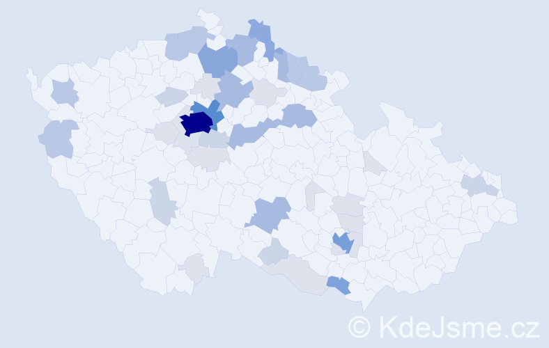 Příjmení: 'Lauer', počet výskytů 136 v celé ČR