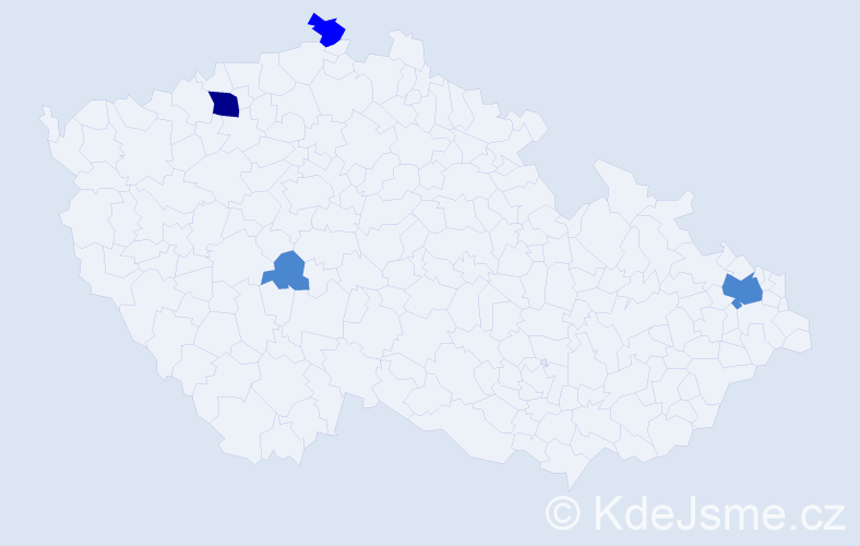 Příjmení: 'Weihs', počet výskytů 7 v celé ČR
