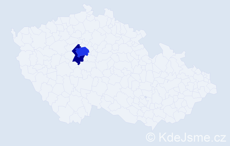 Příjmení: 'Kerbachová', počet výskytů 12 v celé ČR