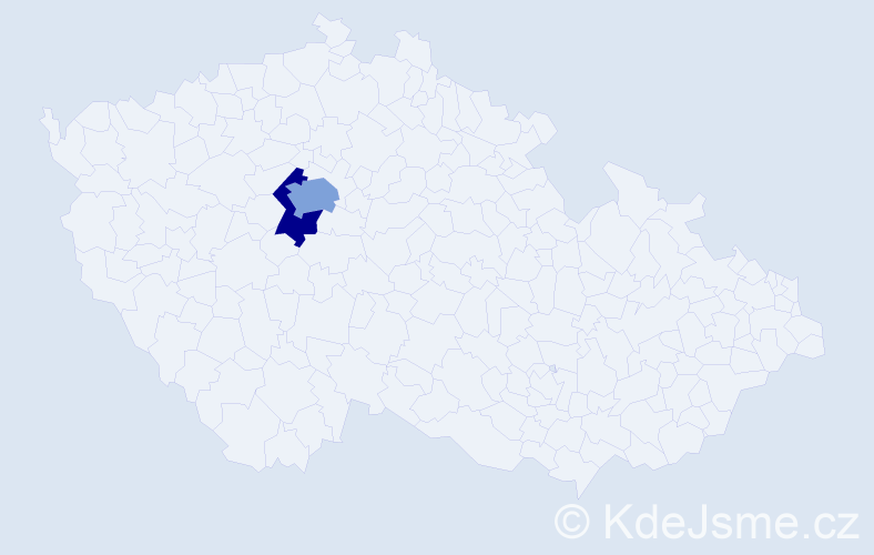 Příjmení: 'Yelisseyeva', počet výskytů 3 v celé ČR