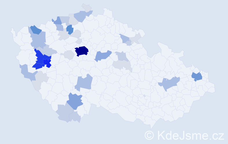 Příjmení: 'Rauch', počet výskytů 148 v celé ČR