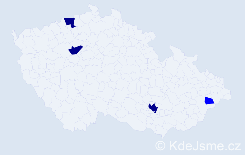 Příjmení: 'Rocca', počet výskytů 7 v celé ČR