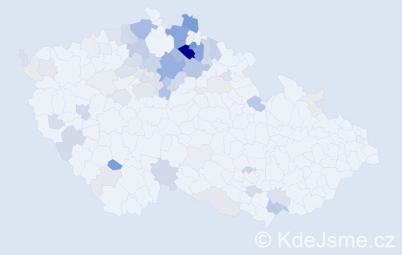 Příjmení: 'Votrubec', počet výskytů 263 v celé ČR