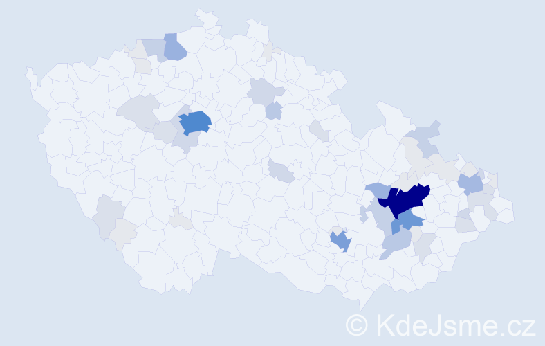 Příjmení: 'Steigerová', počet výskytů 185 v celé ČR