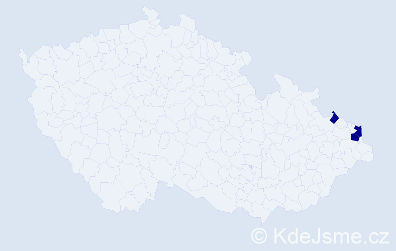 Příjmení: 'Litzka', počet výskytů 9 v celé ČR