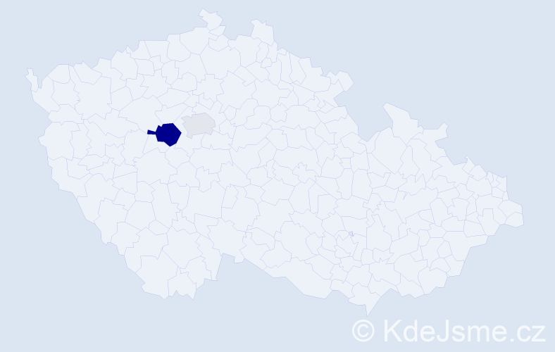 Příjmení: 'Škrland', počet výskytů 8 v celé ČR