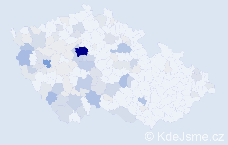 Příjmení: 'Zídek', počet výskytů 324 v celé ČR