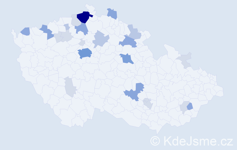 Příjmení: 'Štipák', počet výskytů 78 v celé ČR