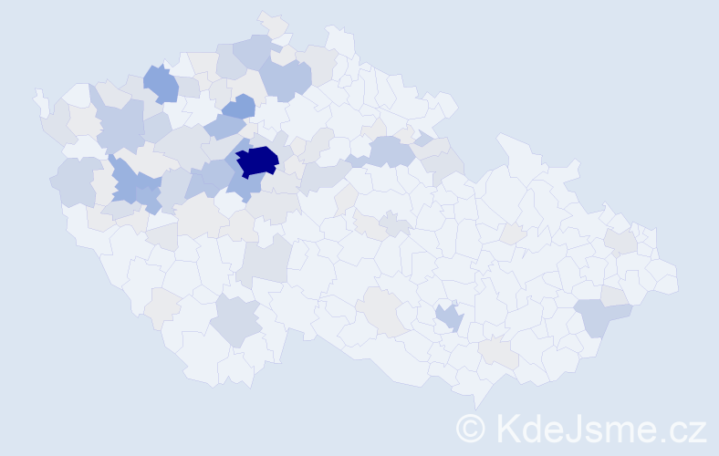 Příjmení: 'Rott', počet výskytů 360 v celé ČR