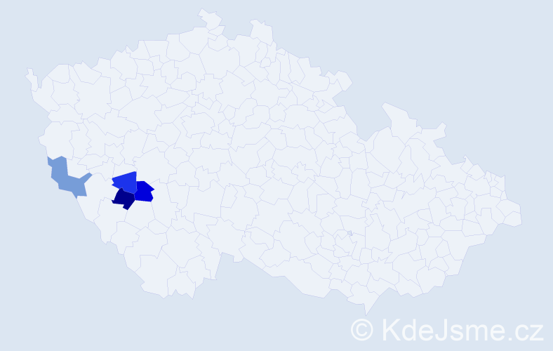 Příjmení: 'Stichenwirth', počet výskytů 11 v celé ČR