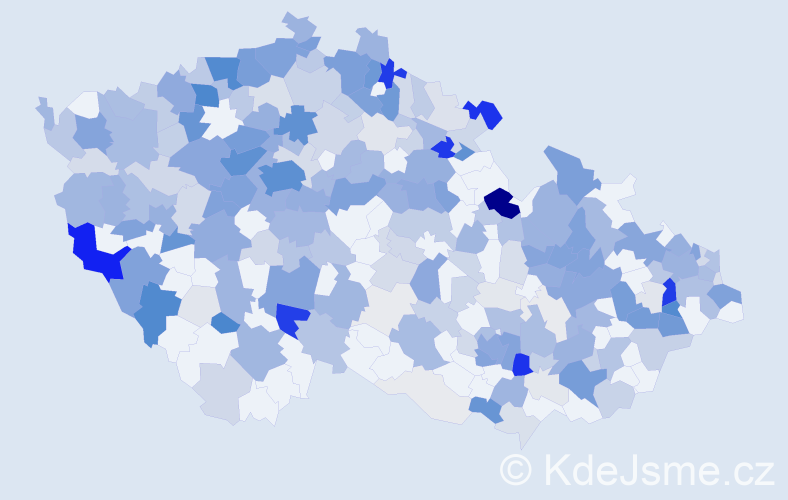 Příjmení: 'Hoffmannová', počet výskytů 1126 v celé ČR