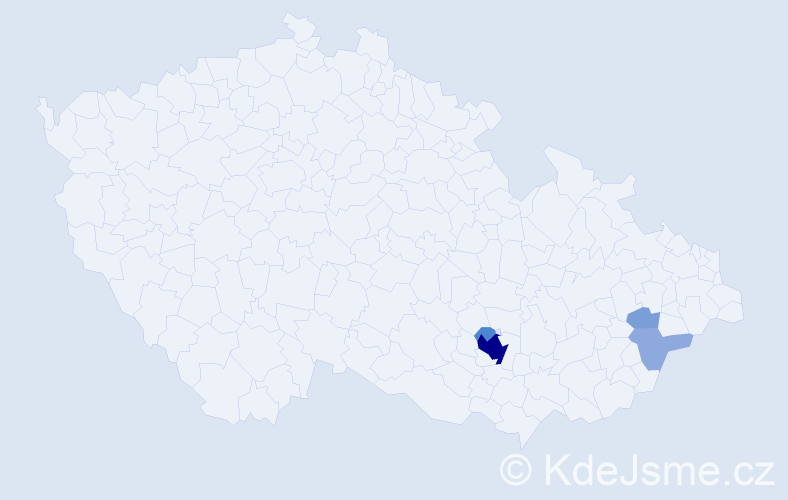 Příjmení: 'Gehringer', počet výskytů 13 v celé ČR