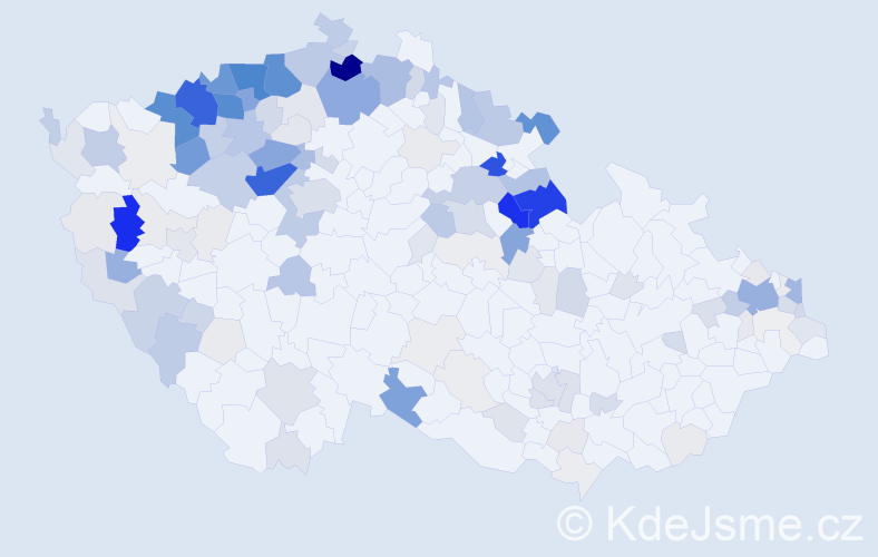 Příjmení: 'Tancošová', počet výskytů 748 v celé ČR