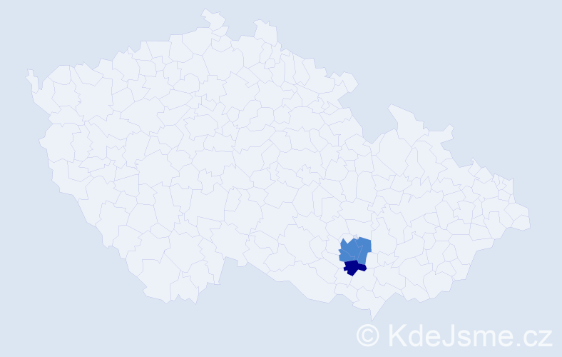 Příjmení: '"Di Lenardo"', počet výskytů 17 v celé ČR