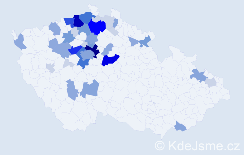 Příjmení: 'Šenfeld', počet výskytů 133 v celé ČR