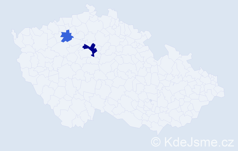 Příjmení: 'Podratzká', počet výskytů 4 v celé ČR