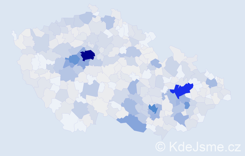 Příjmení: 'Sklenářová', počet výskytů 2056 v celé ČR