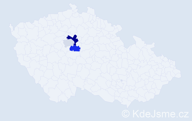 Příjmení: 'Malytska', počet výskytů 4 v celé ČR