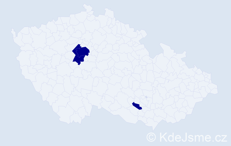 Příjmení: 'Matolych', počet výskytů 3 v celé ČR