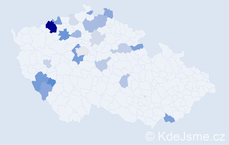 Příjmení: 'Brandt', počet výskytů 51 v celé ČR