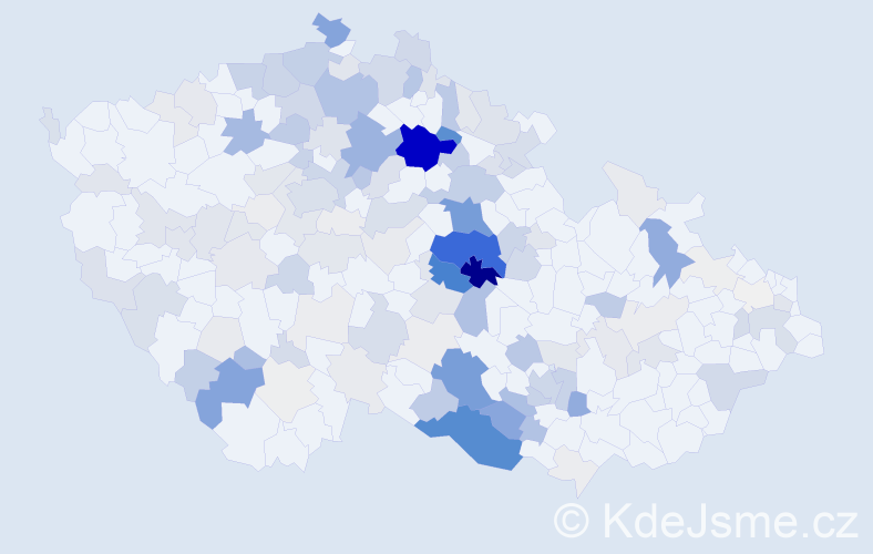 Příjmení: 'Plíšková', počet výskytů 607 v celé ČR