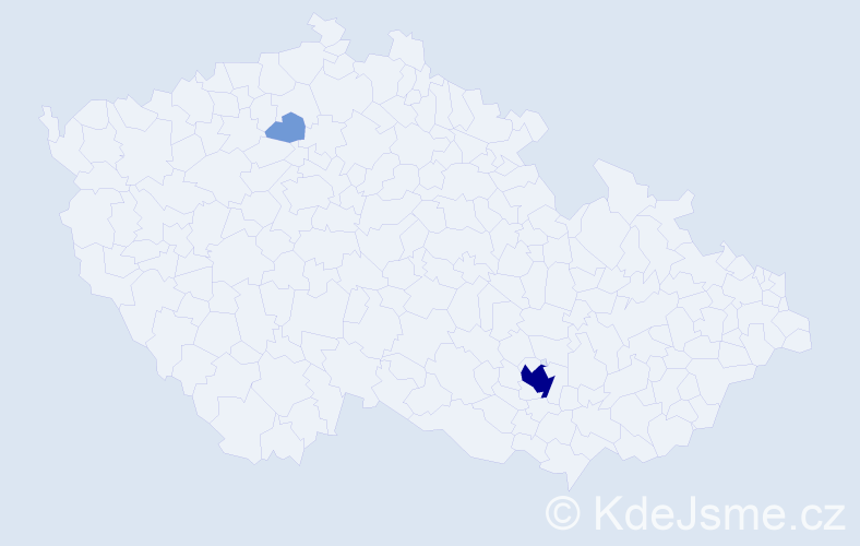 Příjmení: 'Panschab', počet výskytů 8 v celé ČR