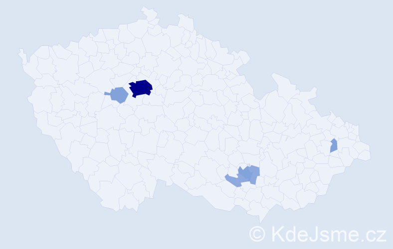 Příjmení: 'Raffayová', počet výskytů 16 v celé ČR