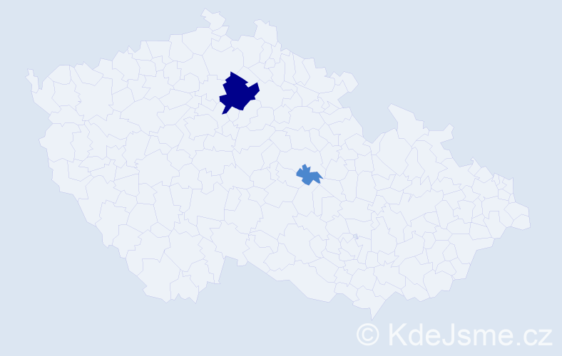 Příjmení: 'Kerscher', počet výskytů 4 v celé ČR