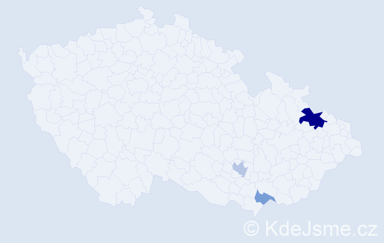 Příjmení: 'Sonek', počet výskytů 24 v celé ČR