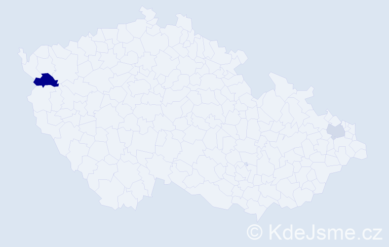 Příjmení: 'Kobeláková', počet výskytů 3 v celé ČR