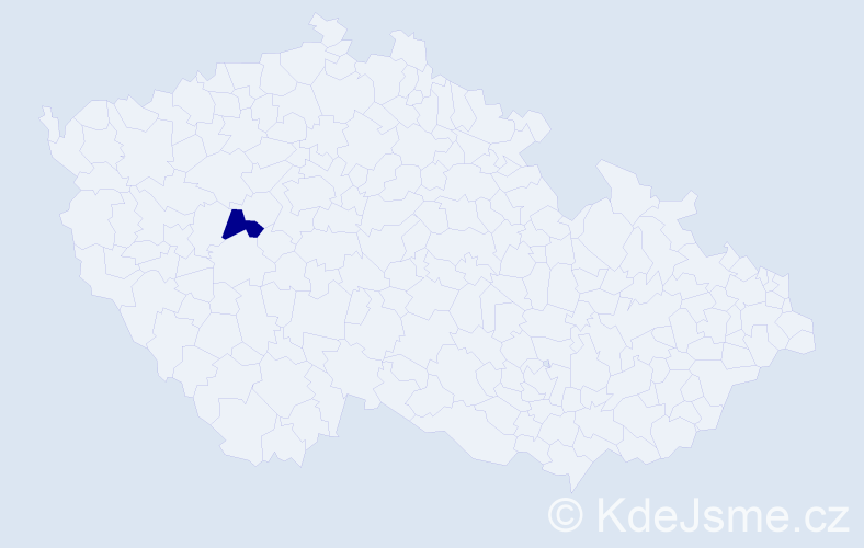 Příjmení: 'Landcingrová', počet výskytů 6 v celé ČR