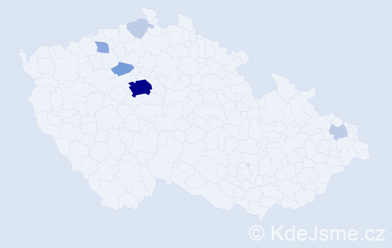 Příjmení: 'Issová', počet výskytů 17 v celé ČR