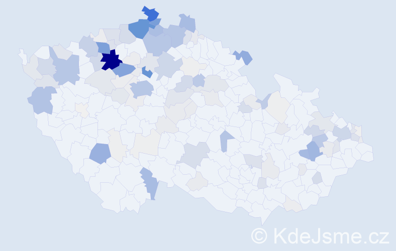 Příjmení: 'Grundza', počet výskytů 818 v celé ČR