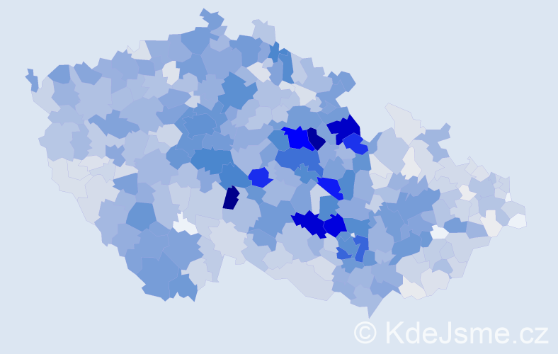 Příjmení: 'Štěpánek', počet výskytů 6407 v celé ČR